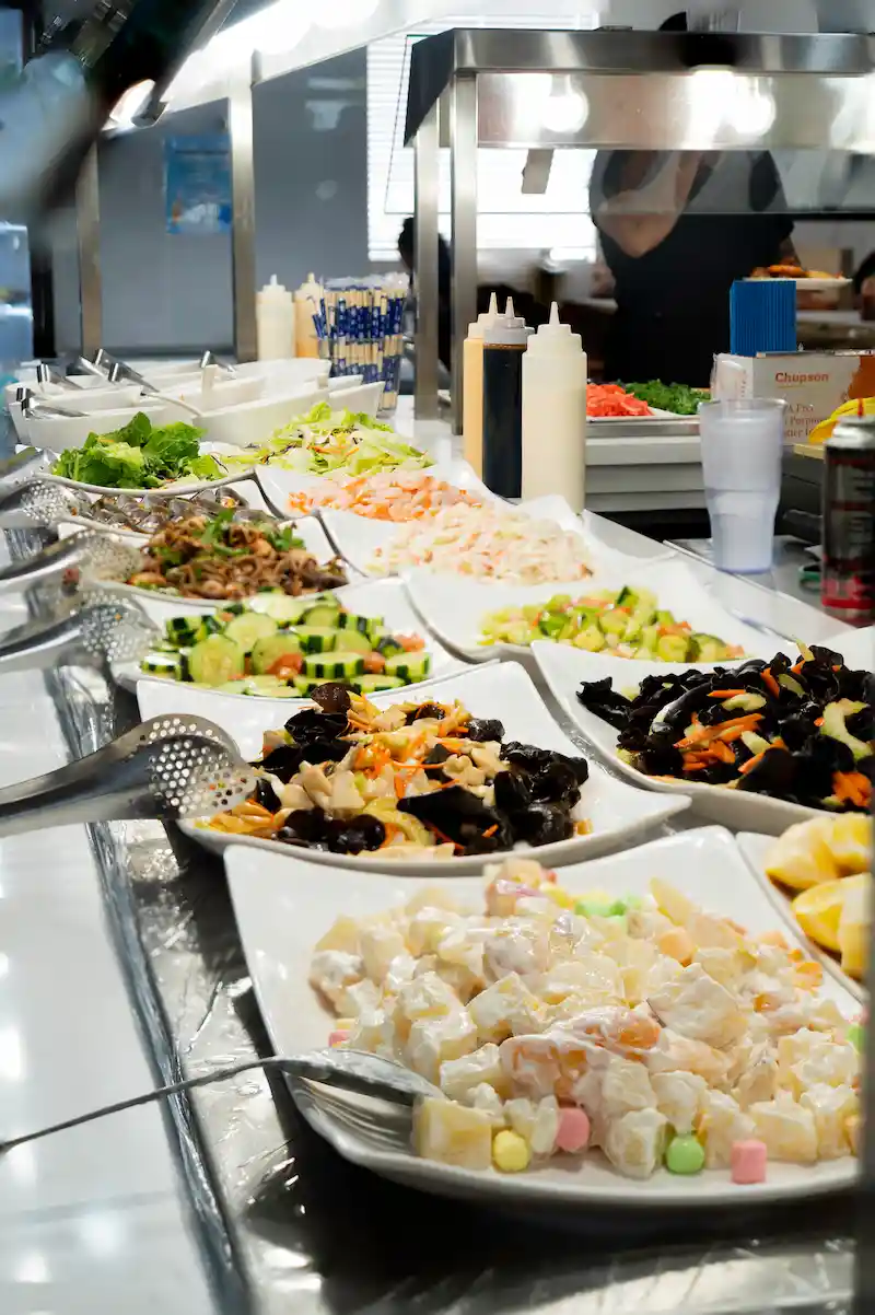Cold Buffet Salads and Vegetable Dishes
